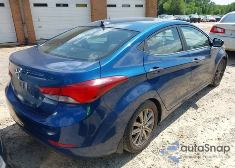 2016 Hyundai Elantra Se из США, поврежденный, VIN KMHDH4AE0GU567481